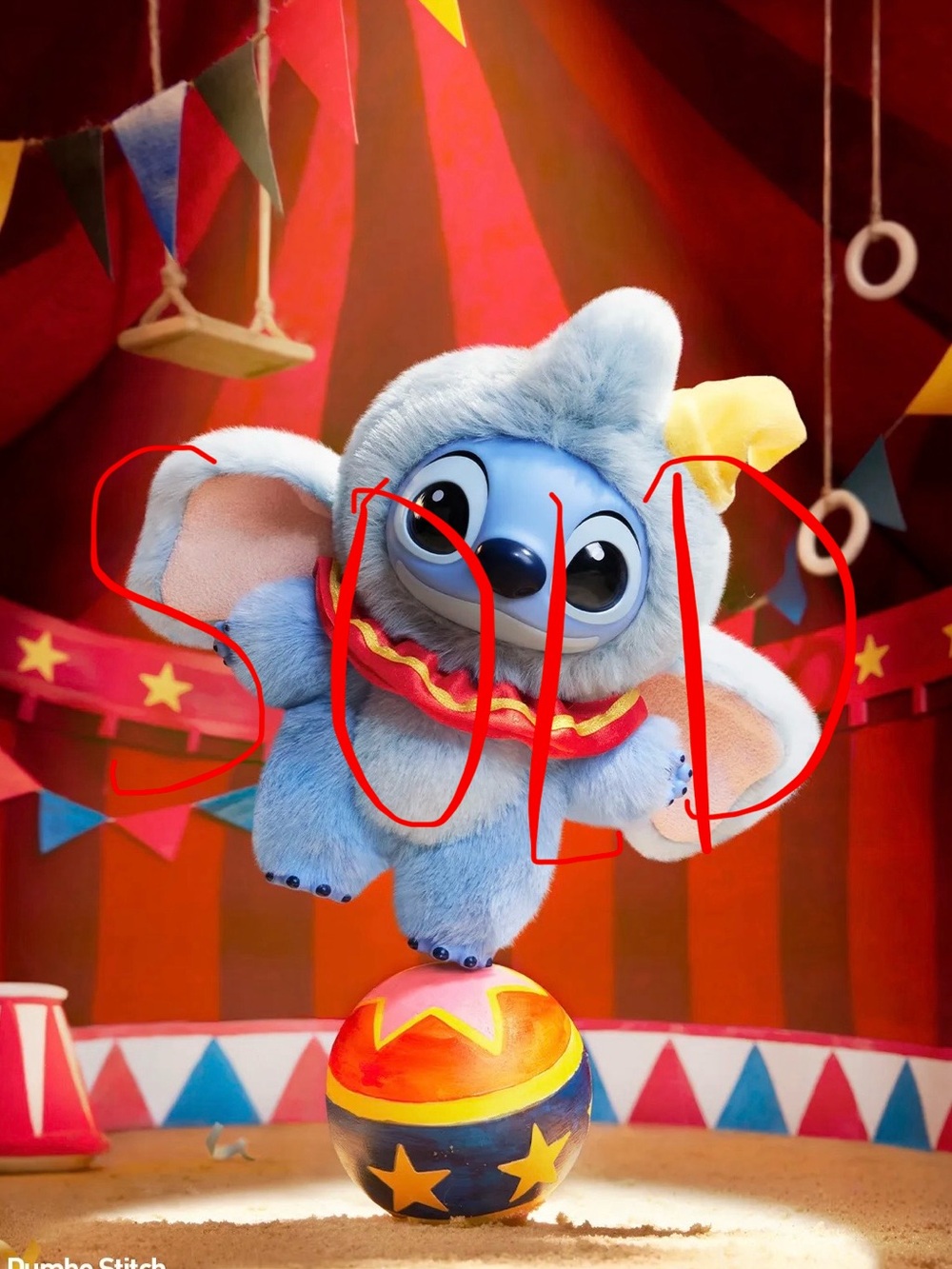 POP MART Disney Stitch Adventure  Series– Dumbo Stitch